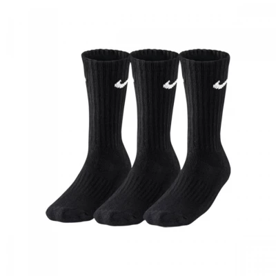 Socks Nike Value Cotton Crew Training Sock 3 Pairs Black White Basketball Emotion