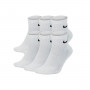 Everyday Cushioned Ankle (6 Pares)-White