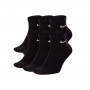 Everyday Cushioned Ankle (6 Pares)-Black