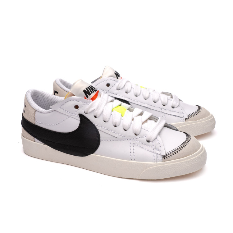 Scarpe Nike Blazer Low 77 Jumbo Donna White Black White Sail Volt Orange Basketball Emotion