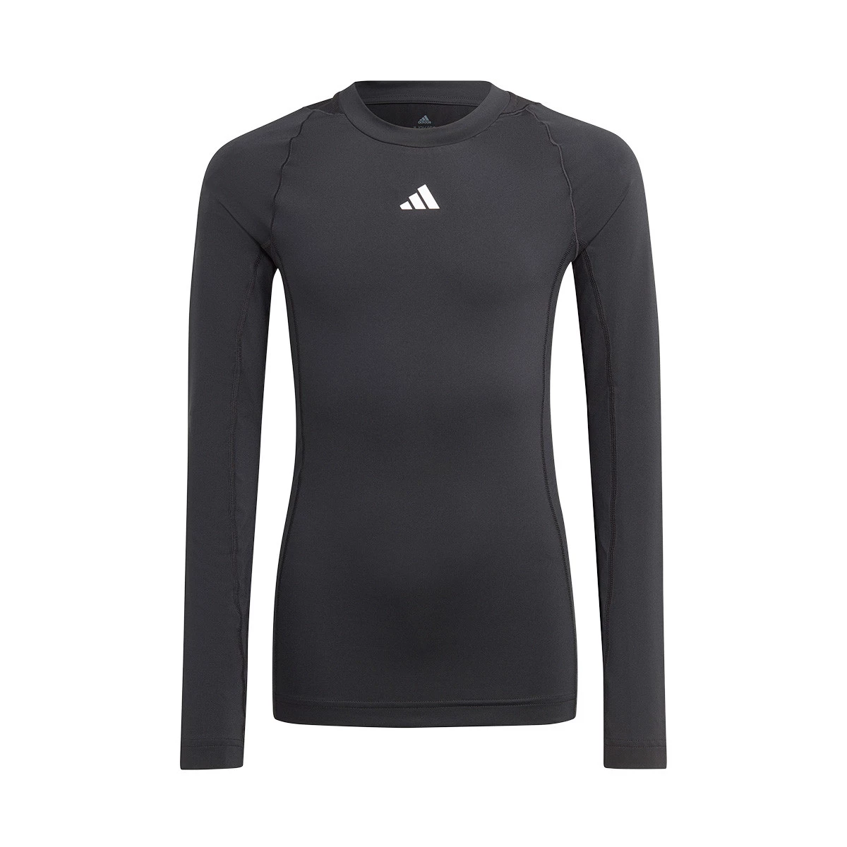 Jersey adidas Kids Techfit Warm Tee l s Kids Black Basketball Emotion