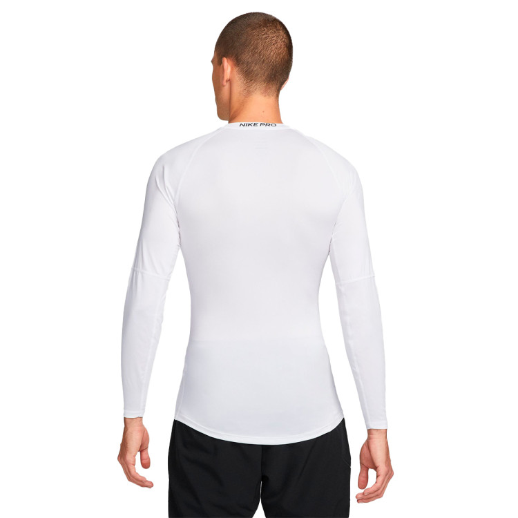 camiseta-nike-pro-dri-fit-tight-white-black-1