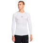 Manga Larga Pro Dri-Fit-White-Black