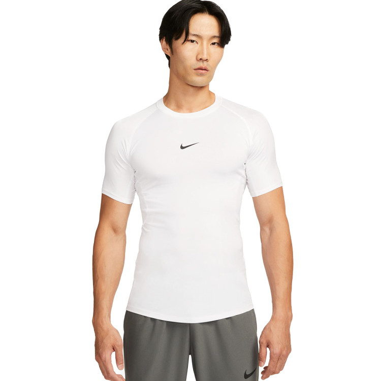 camiseta-nike-pro-dri-fit-white-black-0