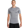 Manga Corta Pro Dri-Fit-Smoke Grey-Black