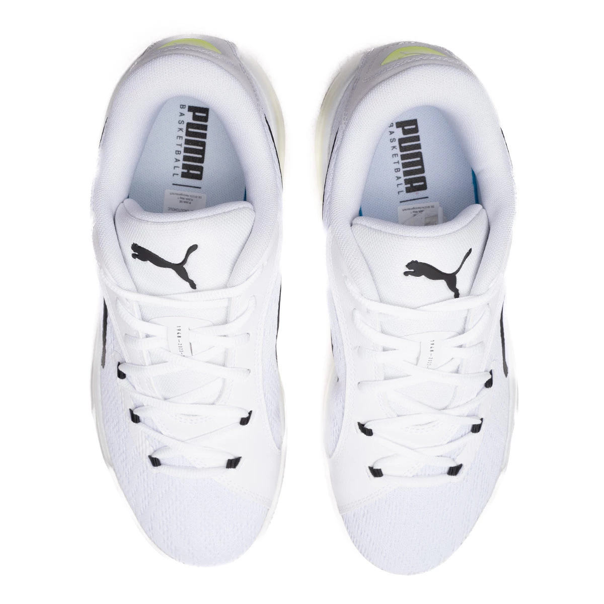 Zapatilla Puma All Pro Nitro White Lime Squeeze Basketball Emotion