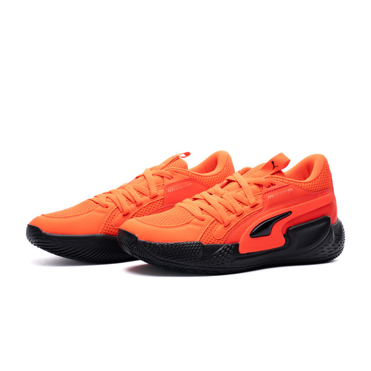 Tenis Puma Court Rider Chaos NBA Star Red Blast Puma Black Basketball Emotion