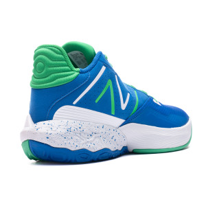 Basketball Shoes New Balance Two WXY V4 Cobalt Kelly Green Quartz Grey Basketball Emotion