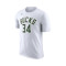 Playera Nike Milwaukee Bucks Essential Association Edition Giannis Antetokounmpo