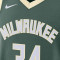 Camiseta Nike Milwaukee Bucks Icon Edition Giannis Antetokounmpo