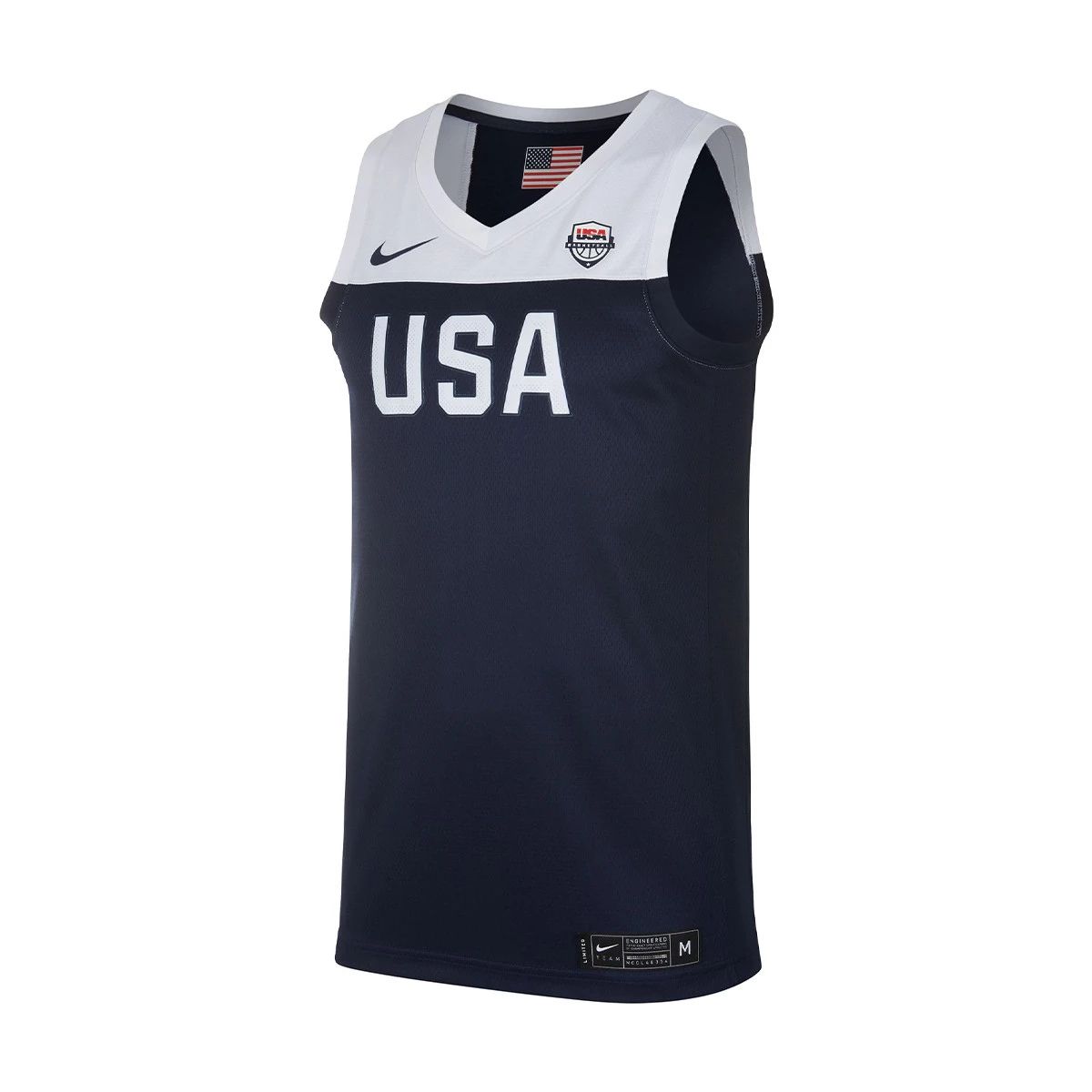 Camiseta Nike Seleccion de Estados Unidos Road Jersey 2023 Obsidian Basketball Emotion