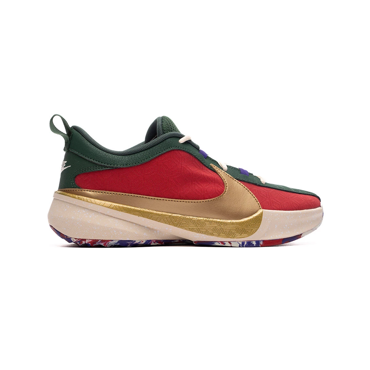 Basketball Shoes Nike Giannis Freak 5 Nino Gym Red Metallic Gold Court Purple Basketball Emotion