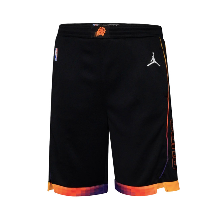 Shorts Jordan Kids Phoenix Suns Statement Edition 2023 2024 Black Basketball Emotion
