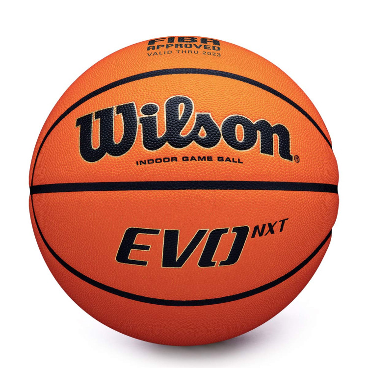 【即日発送】Wilson EVO NXT ゲームボール FIBA公認球 7号 Ball Wilson Evo NXT FIBA Game Ball Orange-Silver - Basketball Emotion