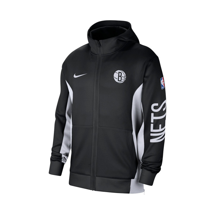 Jacket Nike Brooklyn Nets Showtime Black-White-White-Whit
