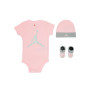 Gorro-Body-Patucos Jumpman Bebé-Pink Foam