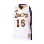 NBA Hall Of Fame Swingman Jersey Lakers - Pau Gasol-White