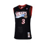 Swingman Jersey Philadelphia 76Ers - Allen Iverson 2000-Black-Black