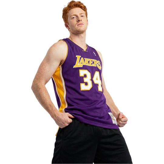 Nba Fashion Basketball Jersey V Neck 1997-99 Authentic LA Lakers O