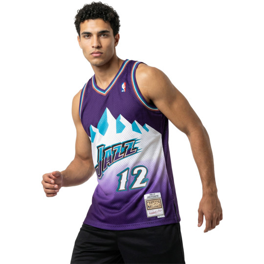 Acheter le Maillot NBA John Stockton Utah Jazz Mitchell and Ness