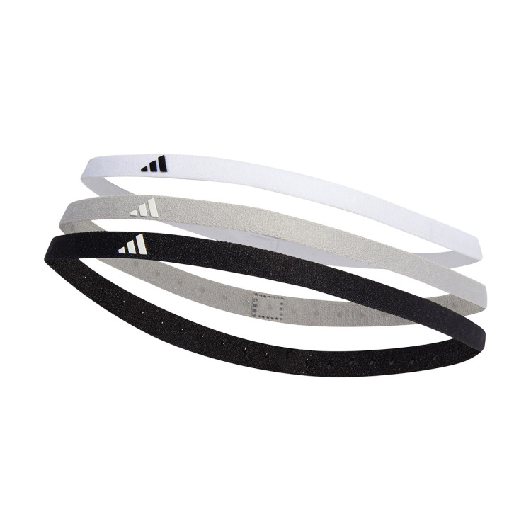 Headband adidas Training 3 Unidades White Grey Black Basketball Emotion