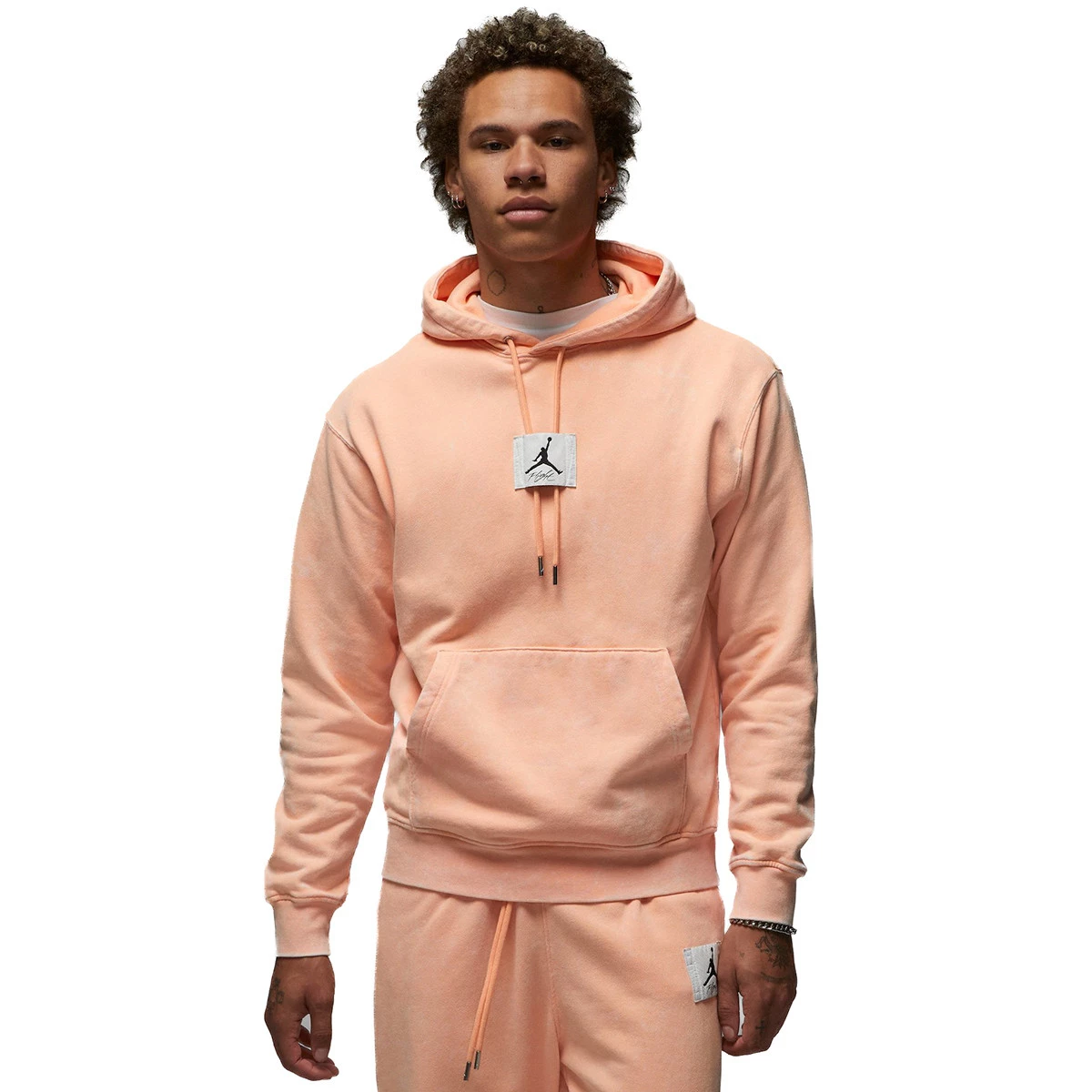 Sweatshirt Jordan Flight Fleece Jumpman Sunset Haze Sail Basketball Emotion