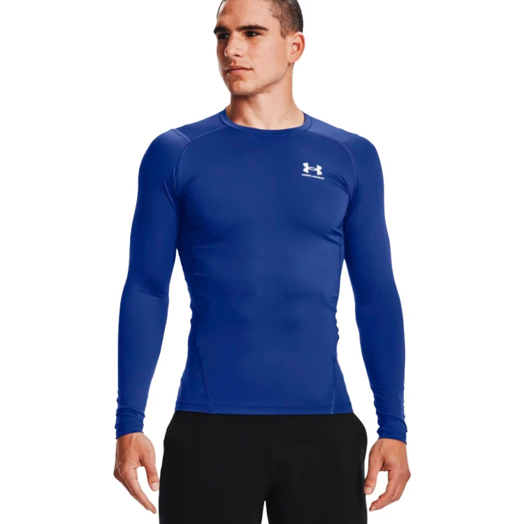 Jersey Under Armour Heatgear Armour Compression Long SLeeve Blue 