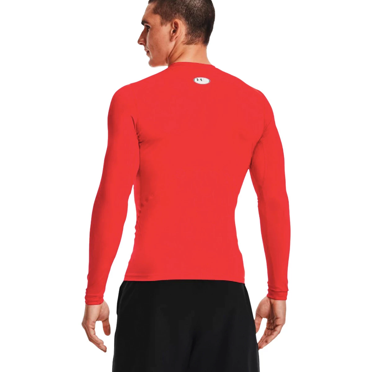 Camisola Under Armour Heatgear Armour Compression Long Sleeve Red -  Basketball Emotion