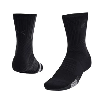 Calcetines Curry ArmourDry Playmaker Mid (1 Par) Black-Anthracite