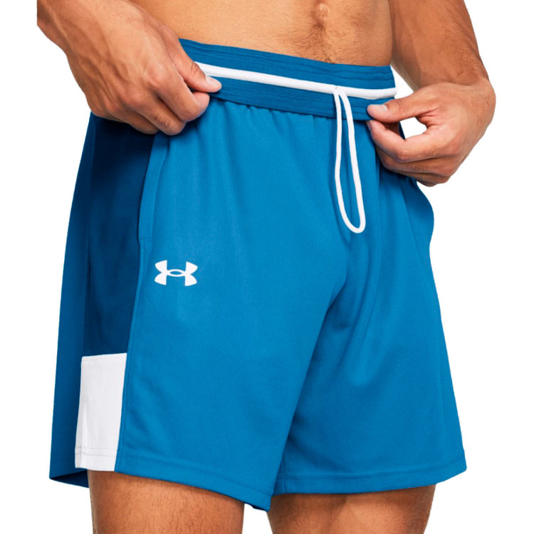pantalon-corto-under-armour-baseline-viral-blue-photon-blue-white-0