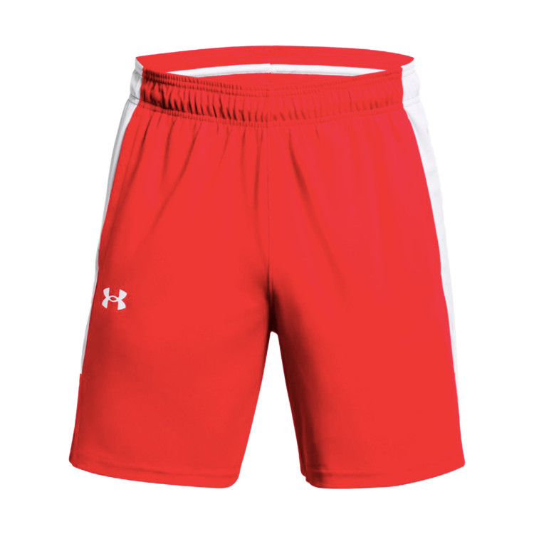 pantalon-corto-under-armour-baseline-red-white-0