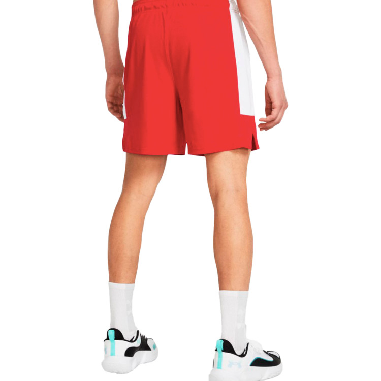 pantalon-corto-under-armour-baseline-red-white-4