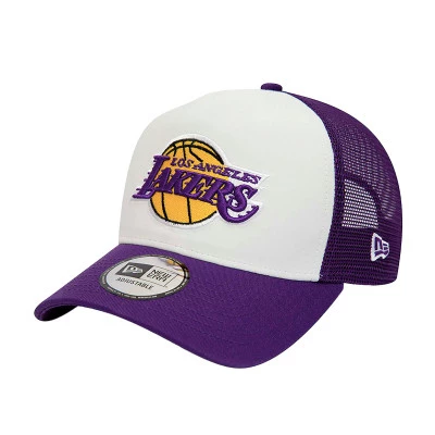 Los Angeles Lakers Color Blocked Trucker Cap