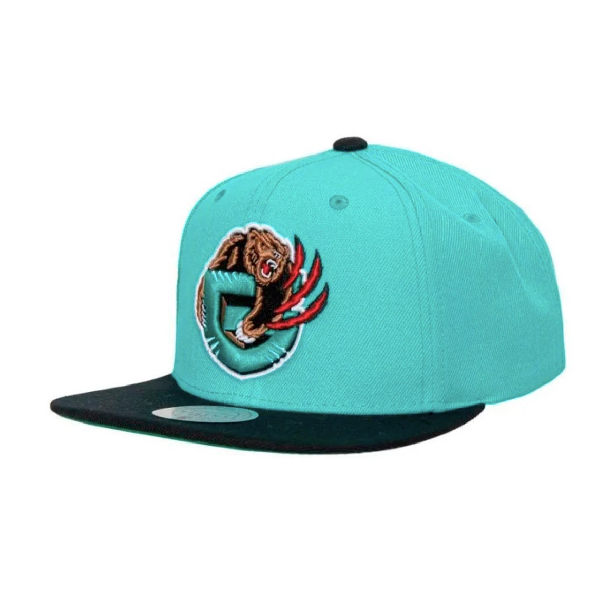 Cap Mitchell Ness Team 2 Tone 2.0 Snapback Vancouver Grizzlies Teal Black Basketball Emotion