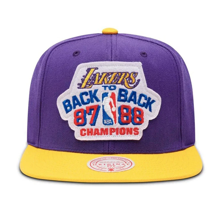 gorra-mitchellness-b2b-snapback-los-angeles-lakers-purple-yellow-2