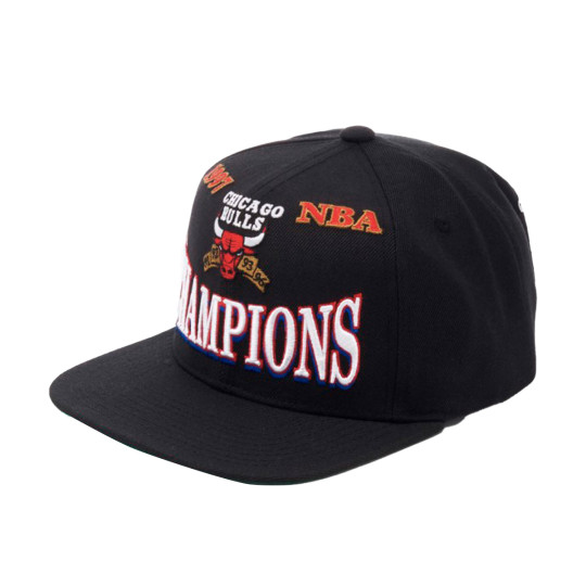 Cap MITCHELL NESS Champions Snapback Chicago Bulls 1997 Black Basketball Emotion