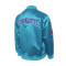 Chamarra Mitchell & Ness Bomber Lightweight Satin Charlotte Hornets