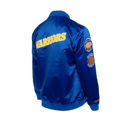 Veste Bomber Lightweight Satin Golden State Warriors
