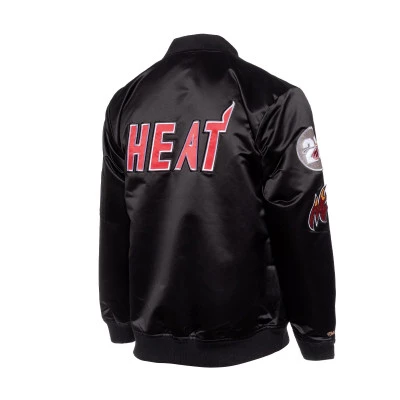 Veste Bomber Lightweight Satin Miami Heat