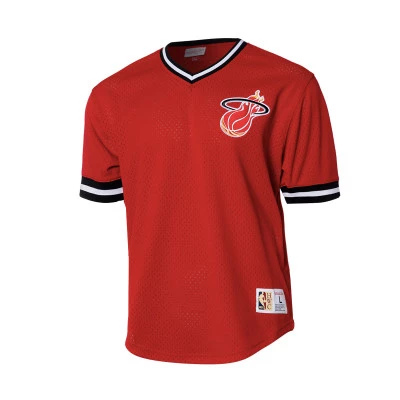 Fashion Mesh V-Neck Miami Heat T-Shirt