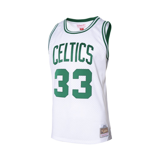 Jersey Mitchell Ness Swingman Jersey Boston Celtics Larry Bird 1885 White White Basketball Emotion