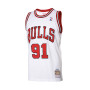 Swingman Jersey Chicago Bulls - Dennis Rodman 1997-White-White