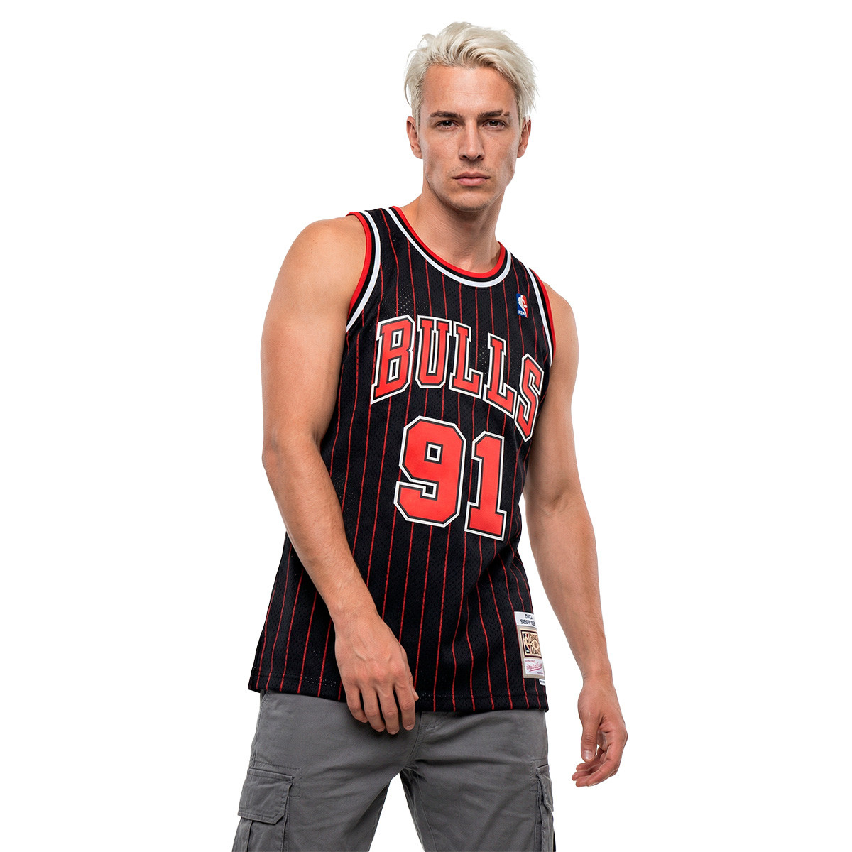 Maillot Swingman Chicago Bulls Dennis Rodman En Marbre - Taille XL, Mitchell & Ness, Neuf Avec étiquette