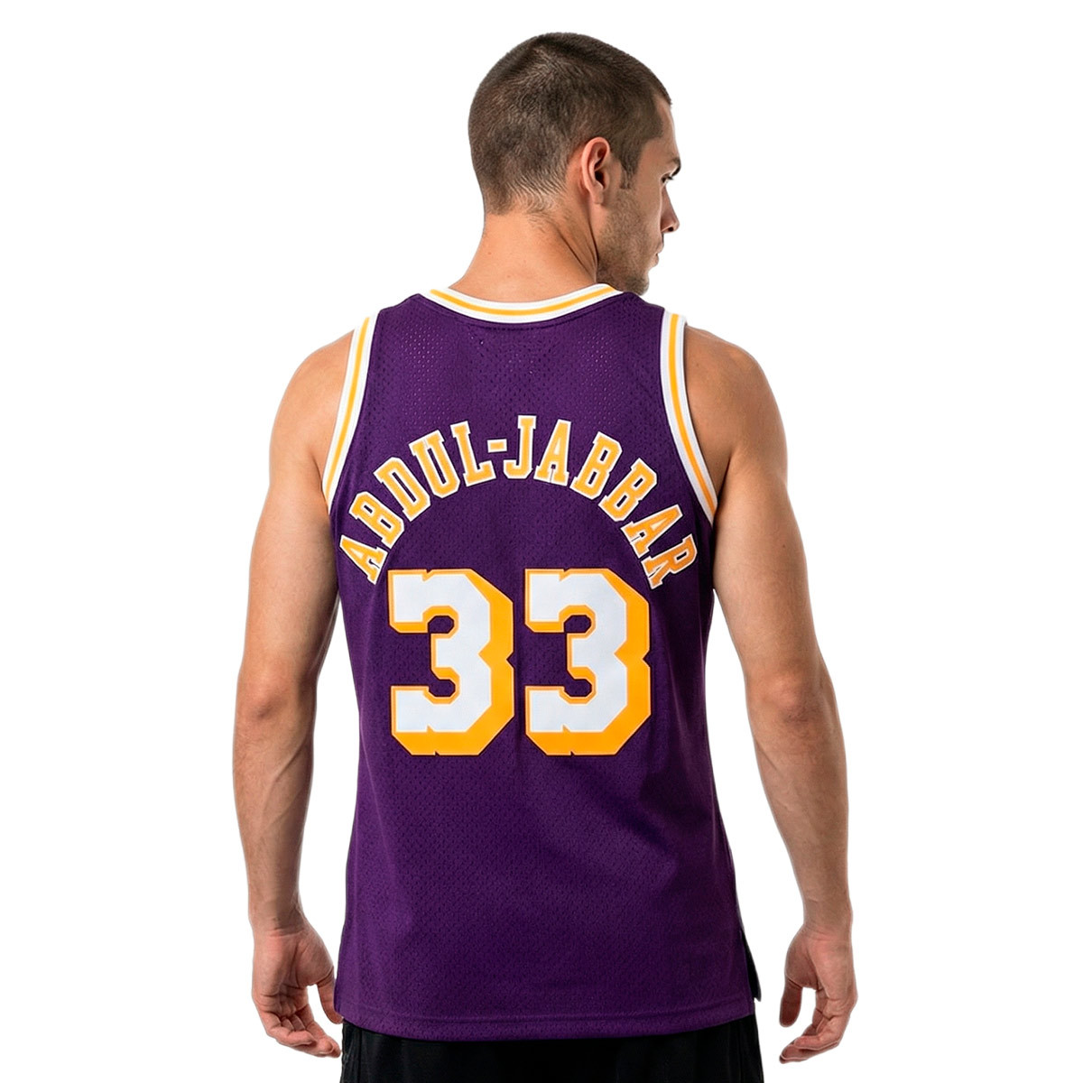 Maillot Swingman Los Angeles Lakers Kareem Abdul-Jabbar 1984-85 - Mitchell & Ness - Neuf - Collection NBA
