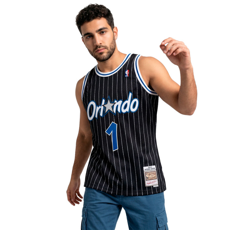 1994-95 ORLANDO MAGIC バスケットボールパンツ 44L orlando-magic-1994-95-black-