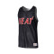 Top Mitchell & Ness Reversible Mesh Practice Tank Vintage Logo Miami Heat