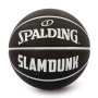 Slam Dunk Rubber Basketball Sz7-Black-White