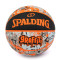 Spalding Orange Graffiti Rubber Basketball Sz7 Ball