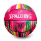 Pallone Spalding Marble Series Pink Rubber Basketball Sz6