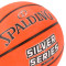 Spalding Silver Series Rubber Basketball Sz7 Ball